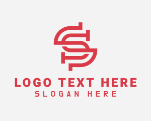 Modern Innovation Business Letter S logo