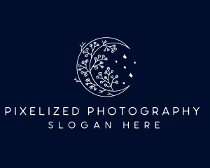 Moon Flower Beauty logo design