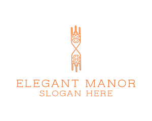 Elegant Leaf Boutique logo design