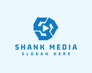 Tech Media Player logo design