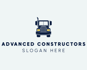 Blue Front Truck logo design