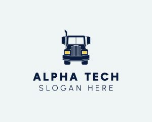 Blue Front Truck logo design