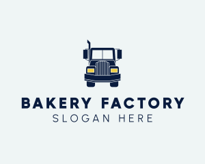 Blue Front Truck logo design