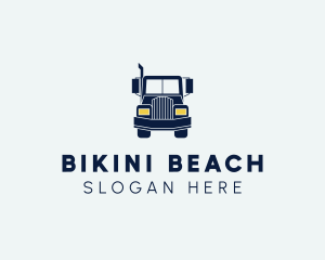 Blue Front Truck logo design