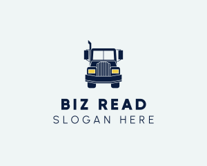 Blue Front Truck logo design