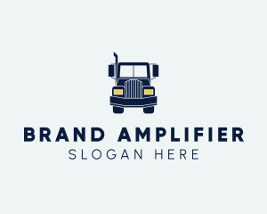 Blue Front Truck logo design