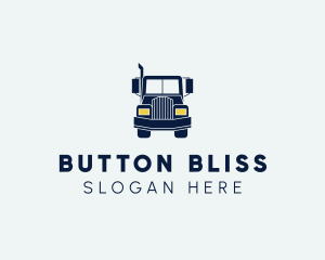 Blue Front Truck logo design