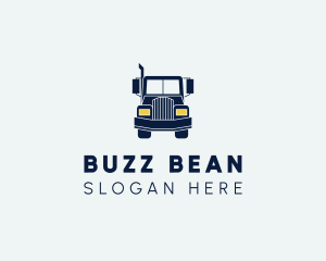 Blue Front Truck logo design