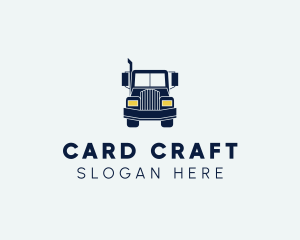 Blue Front Truck logo design