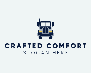 Blue Front Truck logo design