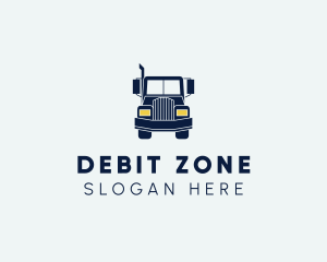 Blue Front Truck logo design