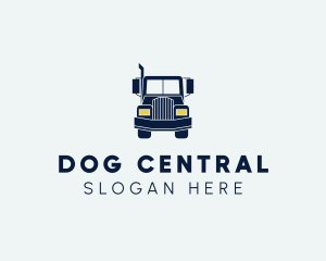 Blue Front Truck logo design