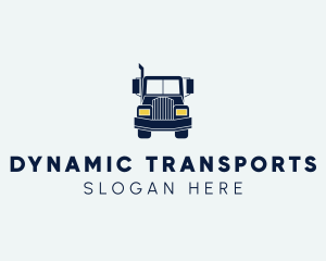 Blue Front Truck logo design