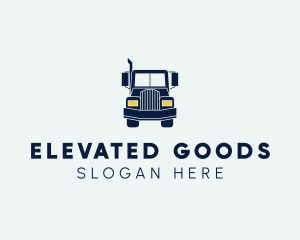 Blue Front Truck logo design