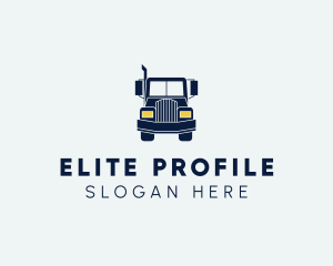 Blue Front Truck logo design