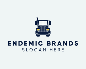 Blue Front Truck logo design