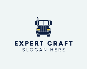 Blue Front Truck logo design