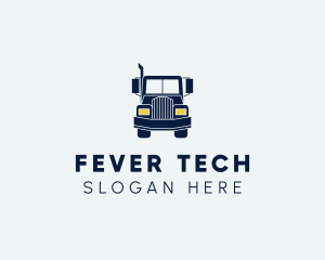 Blue Front Truck logo design