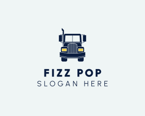 Blue Front Truck logo design