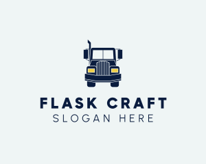 Blue Front Truck logo design