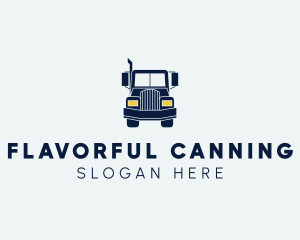 Blue Front Truck logo design