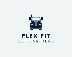 Blue Front Truck logo design