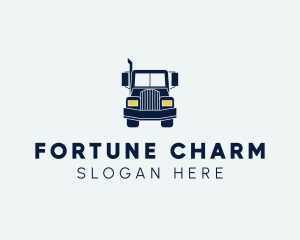 Blue Front Truck logo design