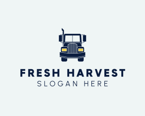 Blue Front Truck logo design