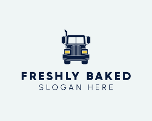 Blue Front Truck logo design