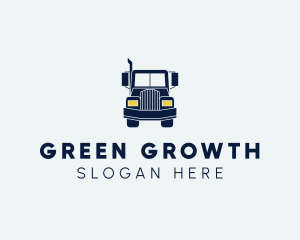 Blue Front Truck logo design