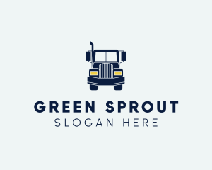 Blue Front Truck logo design