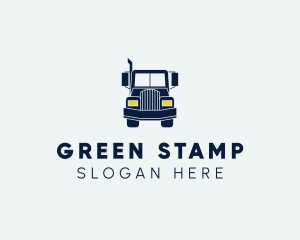 Blue Front Truck logo design