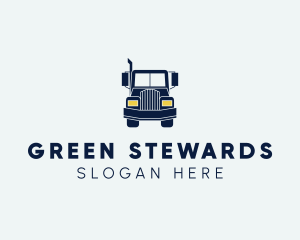 Blue Front Truck logo design