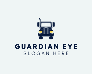 Blue Front Truck logo design