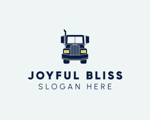 Blue Front Truck logo design