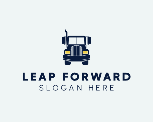 Blue Front Truck logo design