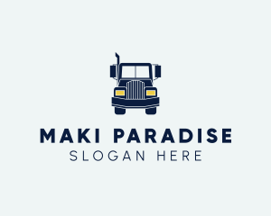 Blue Front Truck logo design