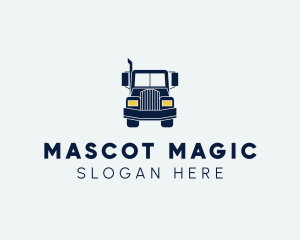 Blue Front Truck logo design