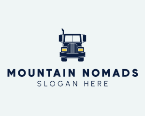 Blue Front Truck logo design