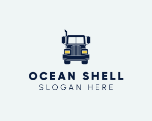 Blue Front Truck logo design