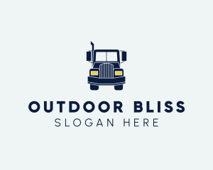 Blue Front Truck logo design