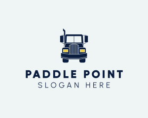 Blue Front Truck logo design