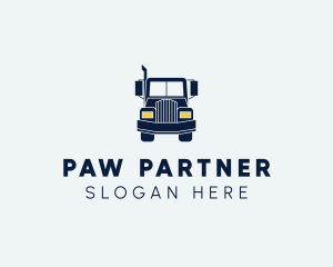 Blue Front Truck logo design