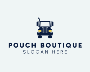 Blue Front Truck logo design