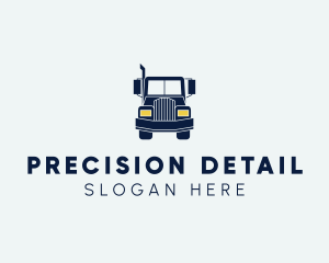 Blue Front Truck logo design