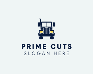 Blue Front Truck logo design