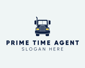 Blue Front Truck logo design