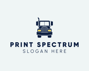 Blue Front Truck logo design