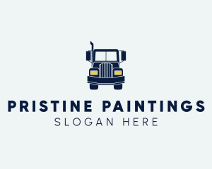 Blue Front Truck logo design