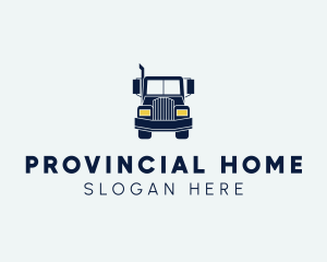 Blue Front Truck logo design